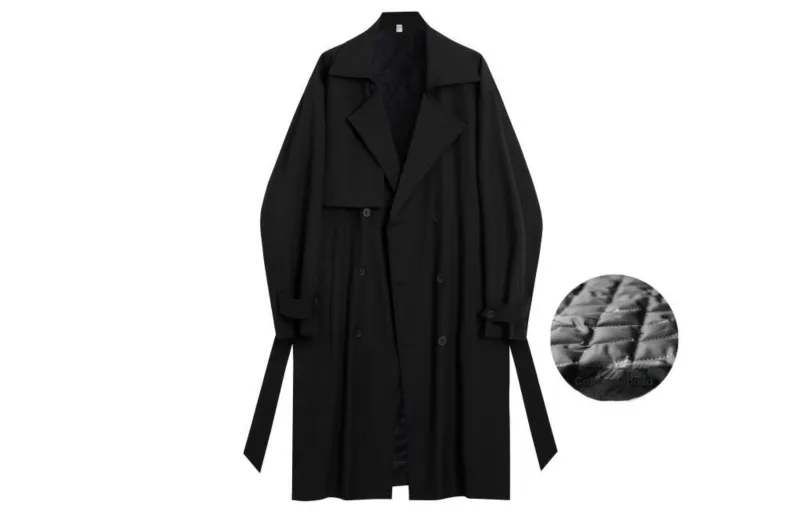 RHIME Trench Coats Unisex-8