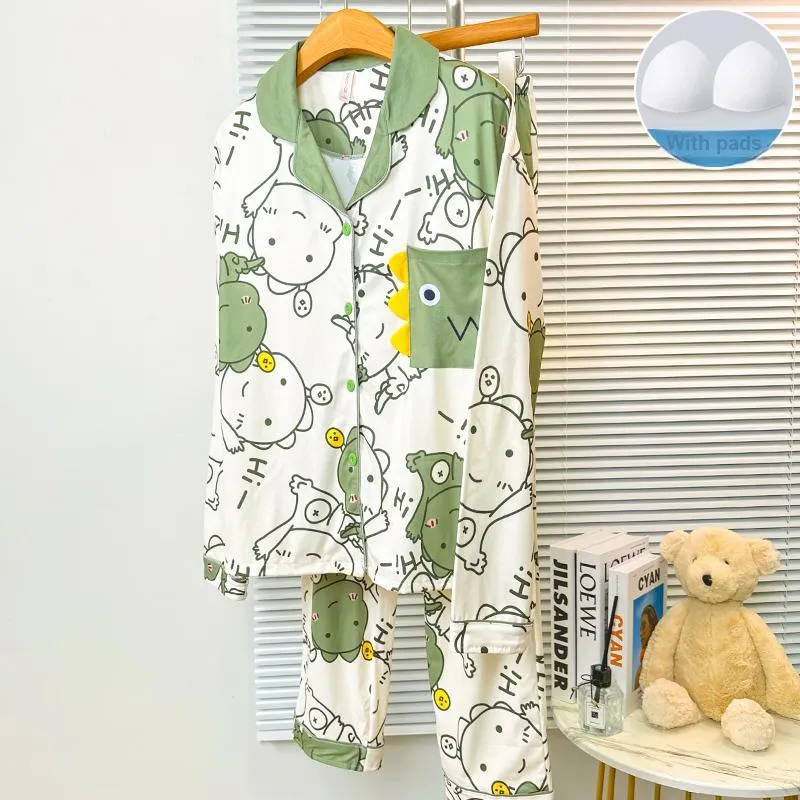 Sleeping Beauty Pajama Set Women's Green-2