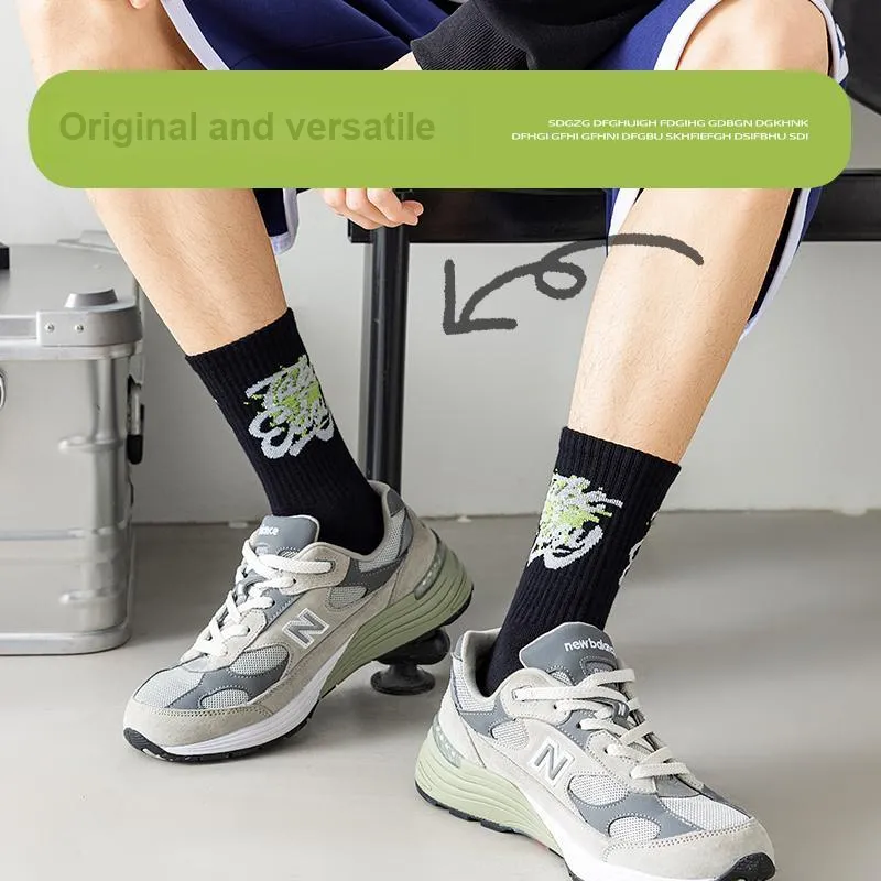 Cotton Gene Mid-Calf Socks Men's 4 Pack-14