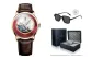 Rose Gold Red White Brown Belt