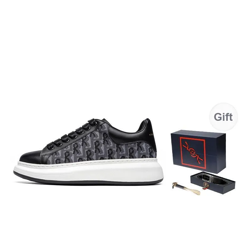 ROBERTA DI CAMERINO Anti-Slip And Wear-Resistant Height Increasing Low-Top Skateboard Shoes Men's-0