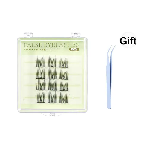 BQI Coquette Мини Коробка Искусственные Надувные Ресницы Одиночный Кластер