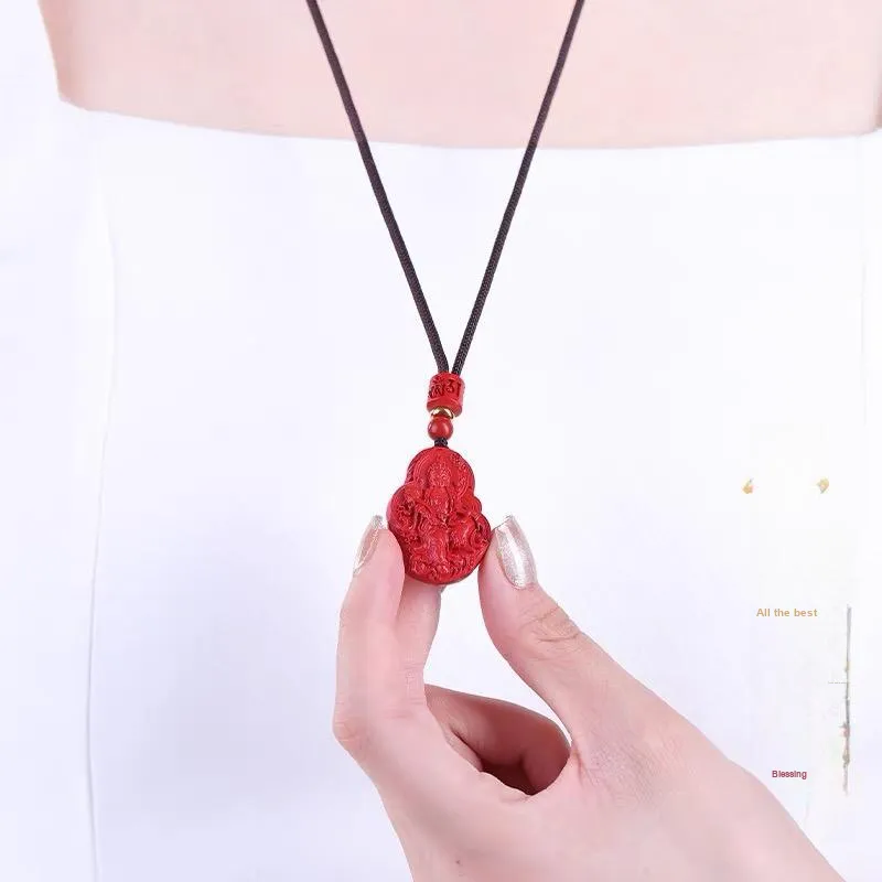 Sima Is Ethereal Cinnabar Pendants Unisex-4