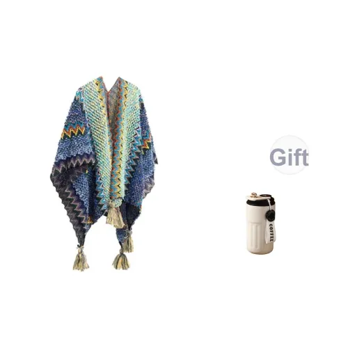 PISHUSHU Полиэстер Палантины Унисекс