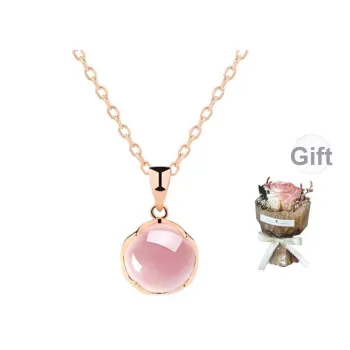 CHOW TAI KING Chalcedony Necklaces Women's