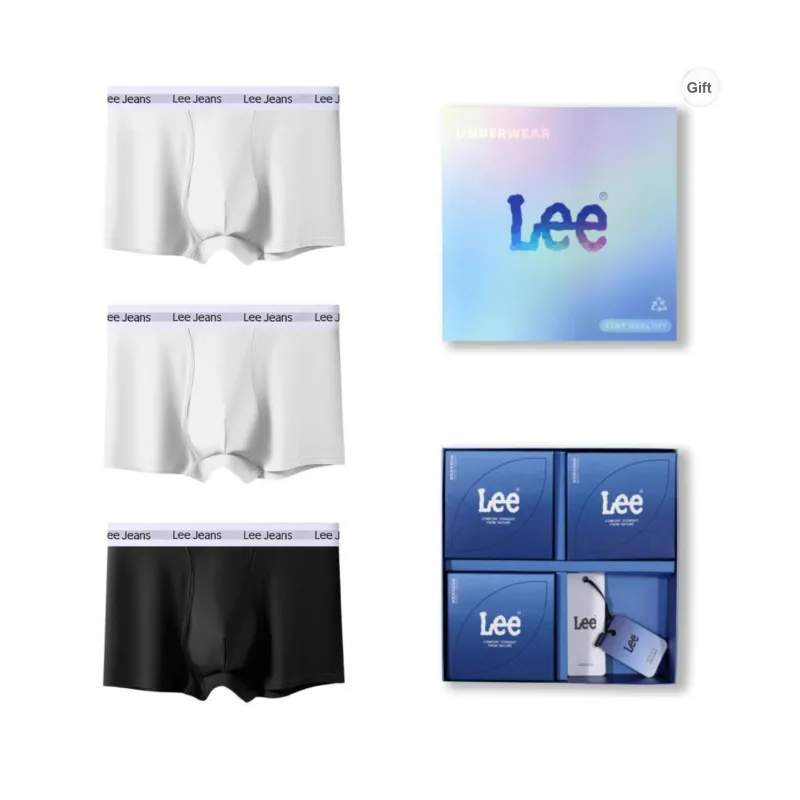 Lee Underpants Men's 3 Pack Gift Box Set-5