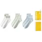 [3 Pack]White+Light Green+Light Blue