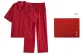 Burgundy Red Bamboo Weave Pattern (Box)
