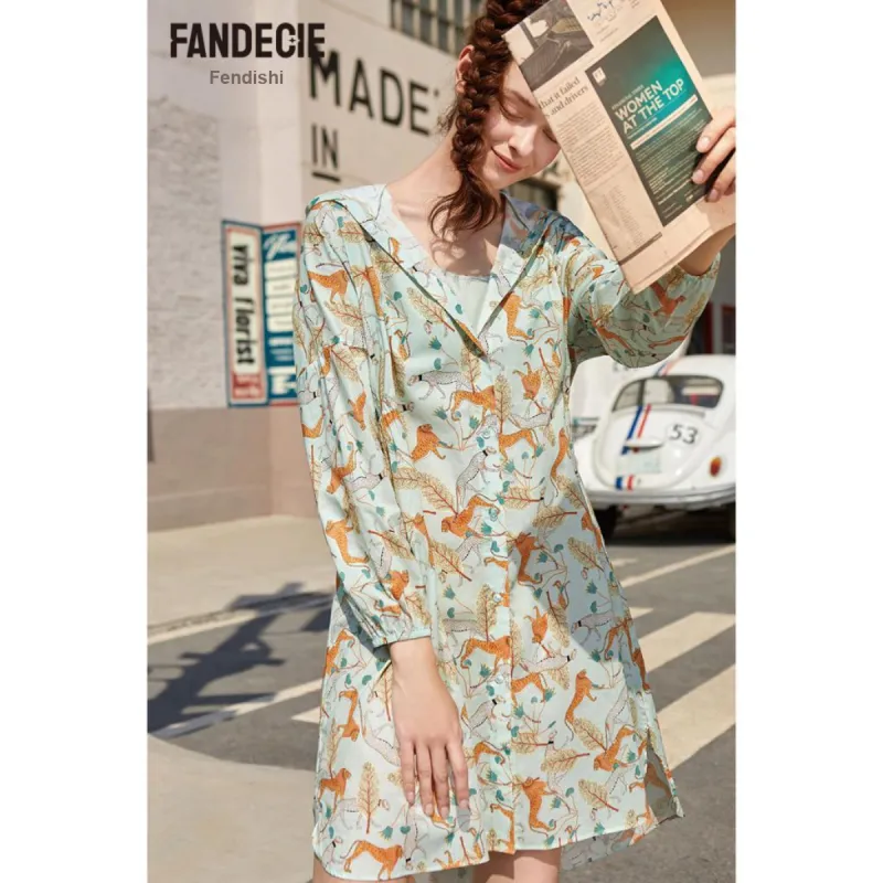 Fandecie Women's Nightgowns-15