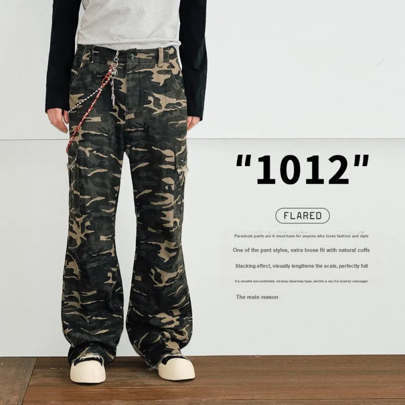 KREATE Cargo Pants Unisex Camouflage-3