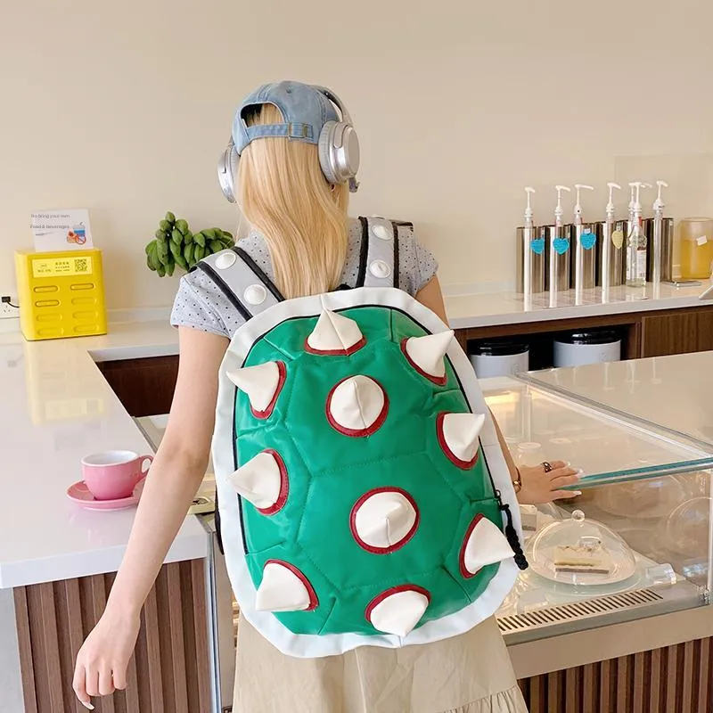 Debecca PU Backpack Regular Unisex Green-1