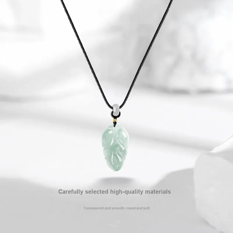 JUICY GRAPE African Emerald Jade Necklaces Unisex-2