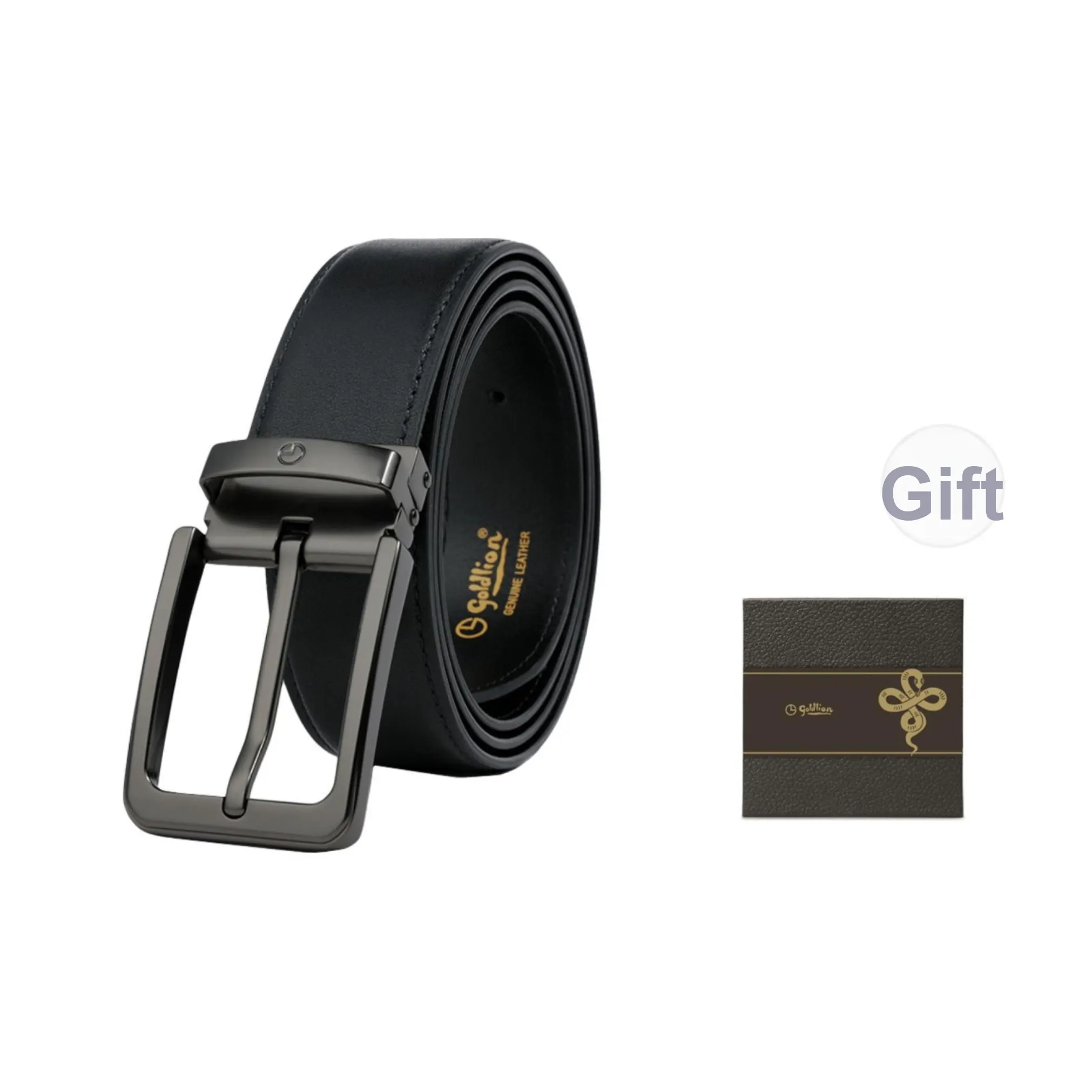 GOLDLION Ремни из натуральной коровьей кожи мужской несколько цветов ширина 3,5 см