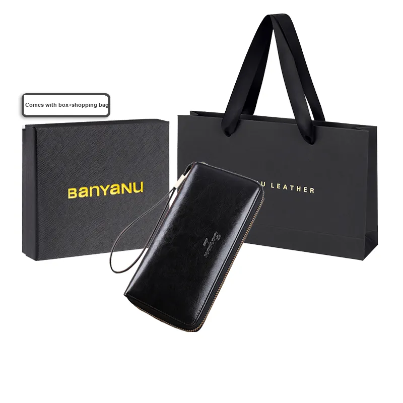 Banyanu Cow Leather Wallet Regular Women's