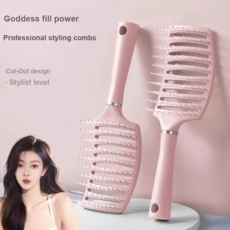 Gentle Welcome Volume Hair, Large Curve Rib Comb Air Cushion Comb Create A High Crown-1