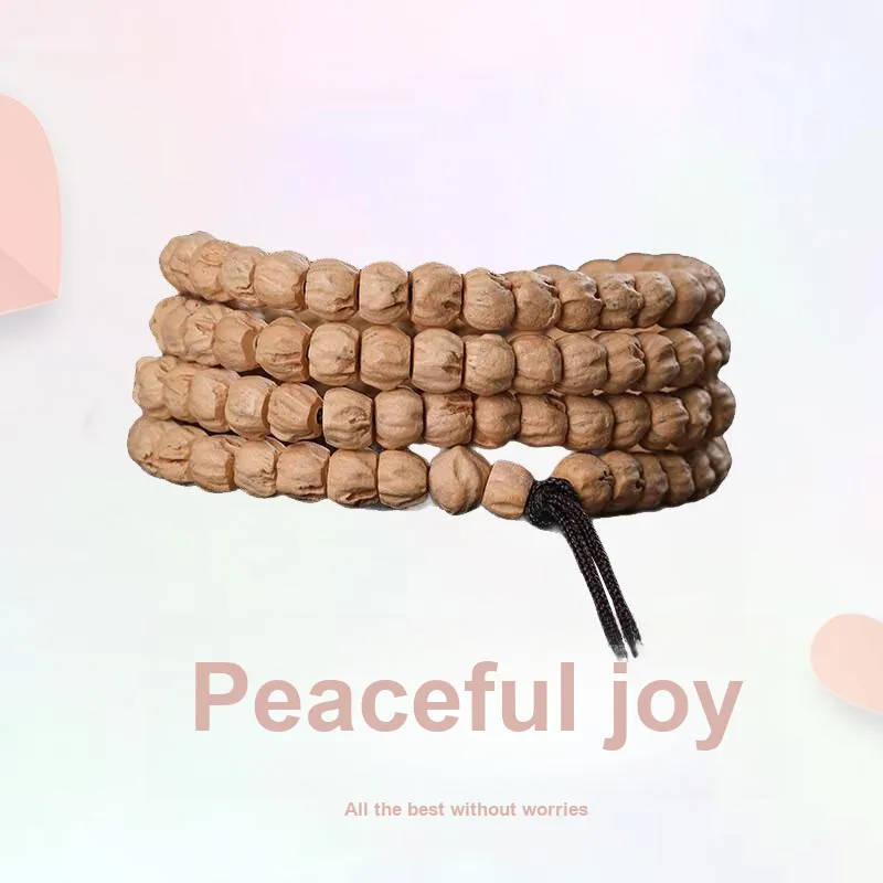 Blooming Petals Cacumen Platycladi Seeds Bracelets Unisex-3