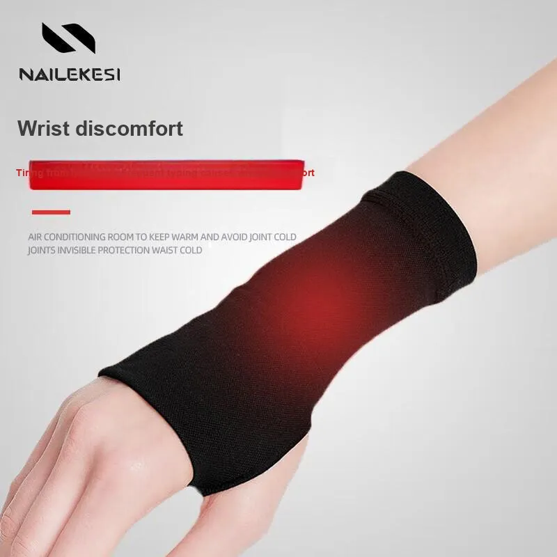 NAILEKESI Wrist Brace With Palm Protection Thermal Protective Compression Unisex Overall Protective Equipment-4