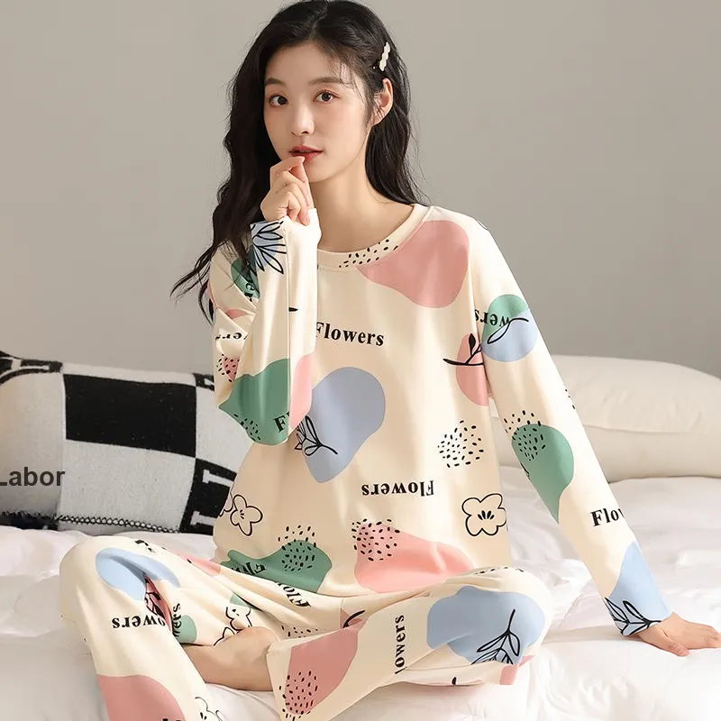 Lan Miao Pajama Set Women's Black-114