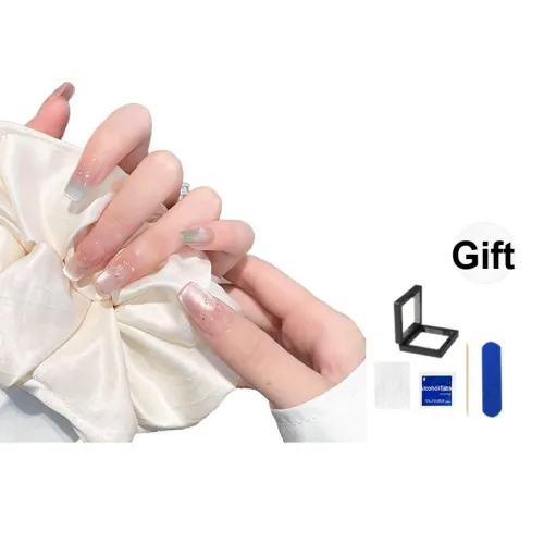 XNTX Кристальный Лайм Пузырьки False Nail Средний LADDER Прохладный Color Series Jump Цвет Coquette