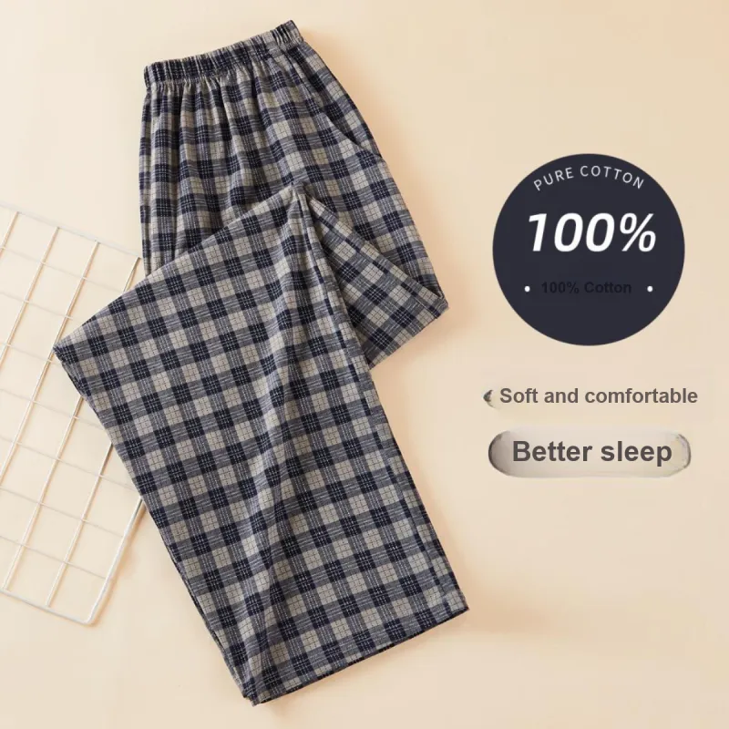 H YXIANG Men Pajama Pants-9