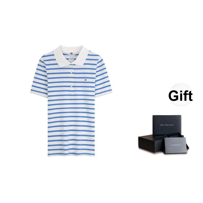 Tommy Hilfiger Striped Polo Top-19