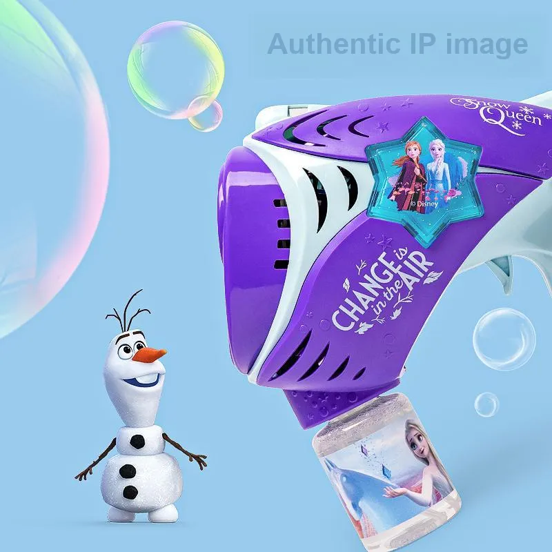 Disney Frozen Multi Hole Outdoor Electric Charging Bubble Machines-4