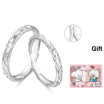 LAOYINFANG Synthetic Cubic Zirconia Rings Unisex