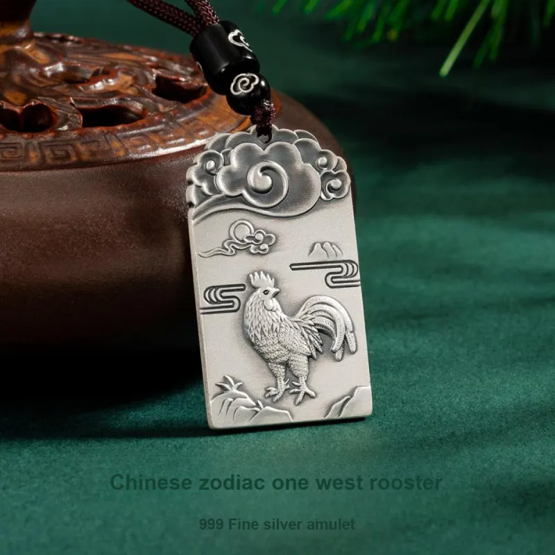 Yu Yin 999 Fine Silver Pendants Unisex-46