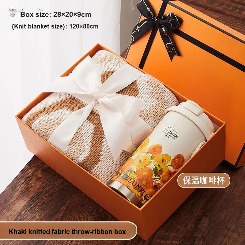 TIXILI Practical Knitted Fabric Blanket For Air Conditioners-21