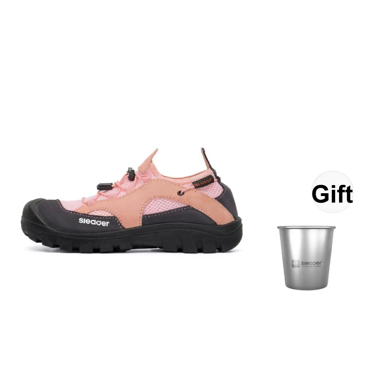 Slider Deep Water Cool Series Hiking / Trekking Shoes Women's Low Top Pink