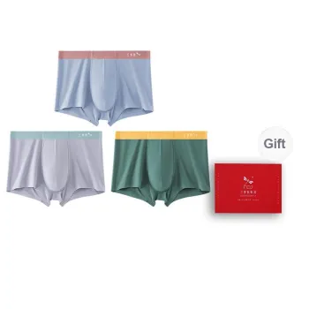 RED DRAGONFLY Modal Underpants Men's 3 Piece Gift Box Set