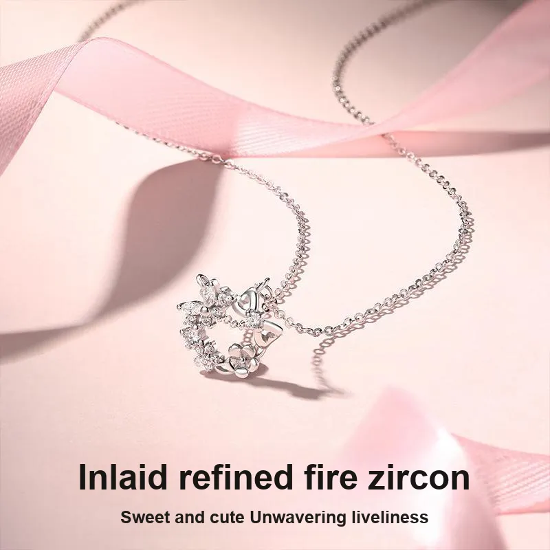 Kelanxi 999 Fine Silver Necklaces Women's-8