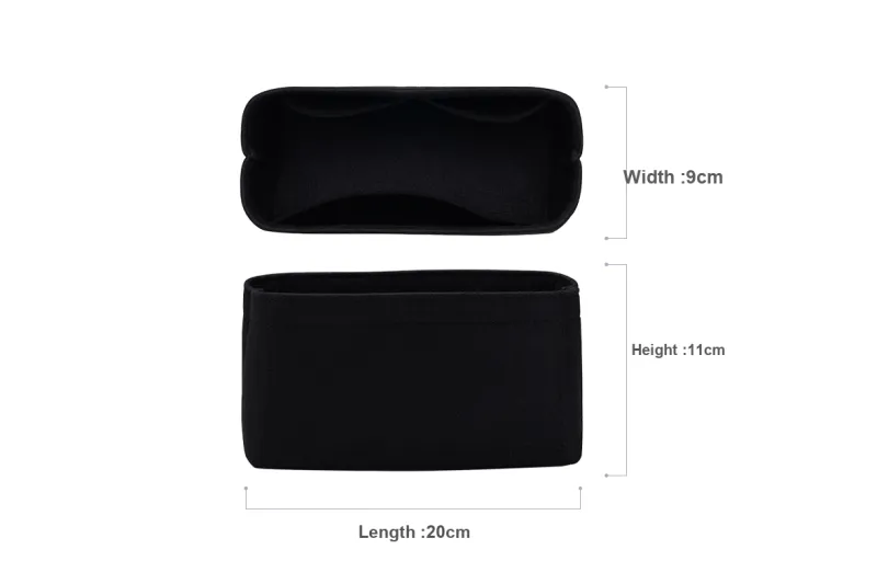 Kim Yeon sha Microfiber, Felt Shoulder Strap, Bag Accessory Unisex Black-7