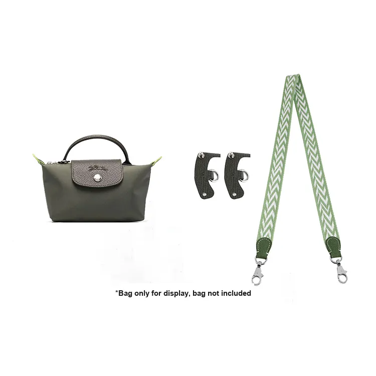 Luxury Care Artisan Workshop Canvas Non Damaging Crossbody Bag Strap Women's Multicolor