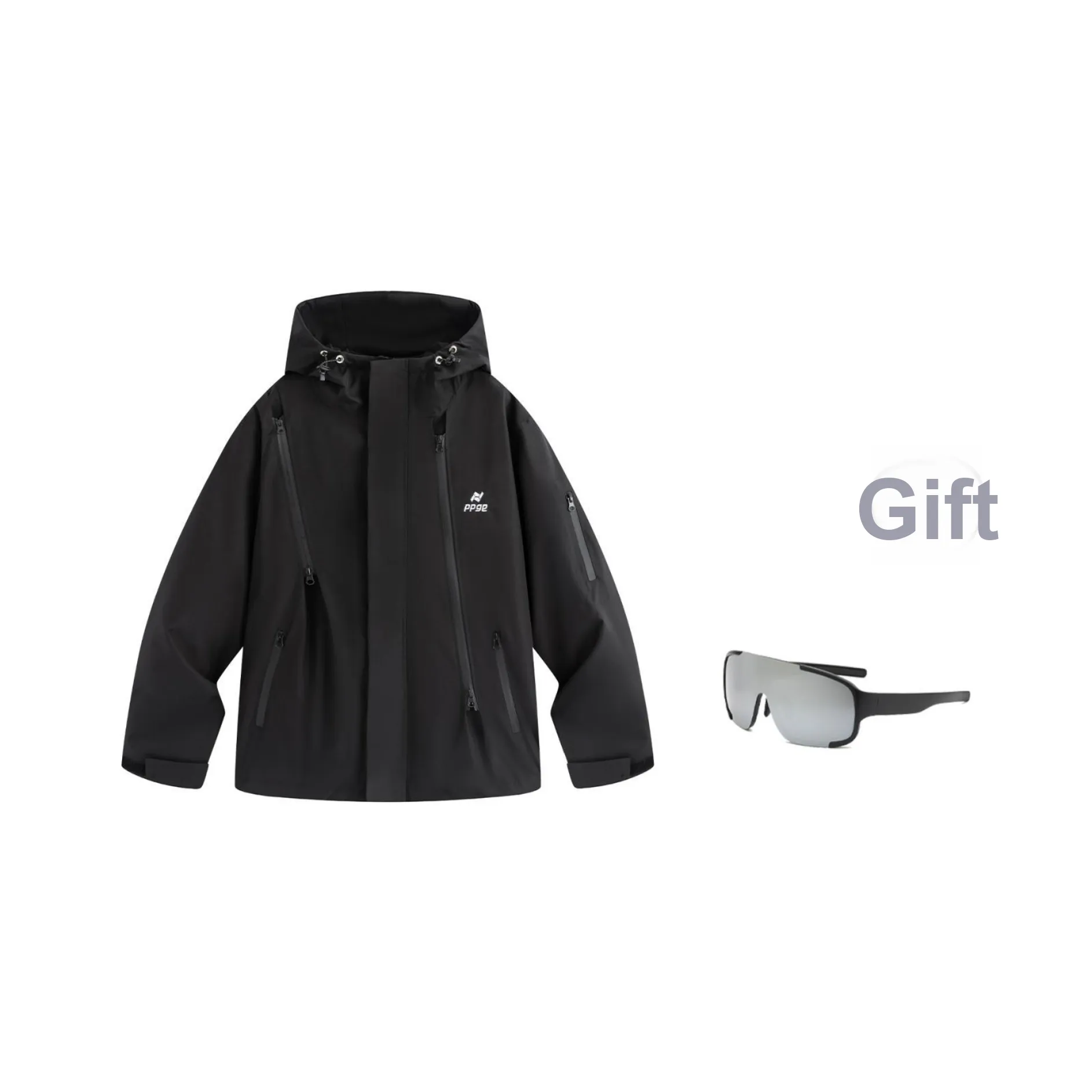 Ppge Hiking Waterproof And Windproof To Keep Warm Windbreaker Jacket Unisex