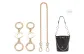 [Gold]Moon Extender Chain 9cm*2+Decorative Chain