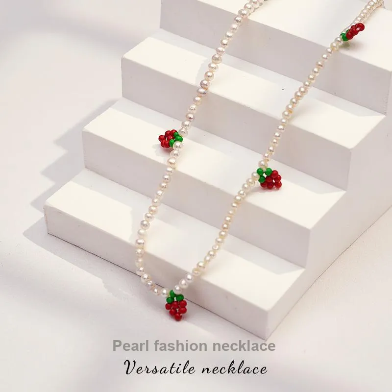 QLADY Pearl Necklaces Women's-1