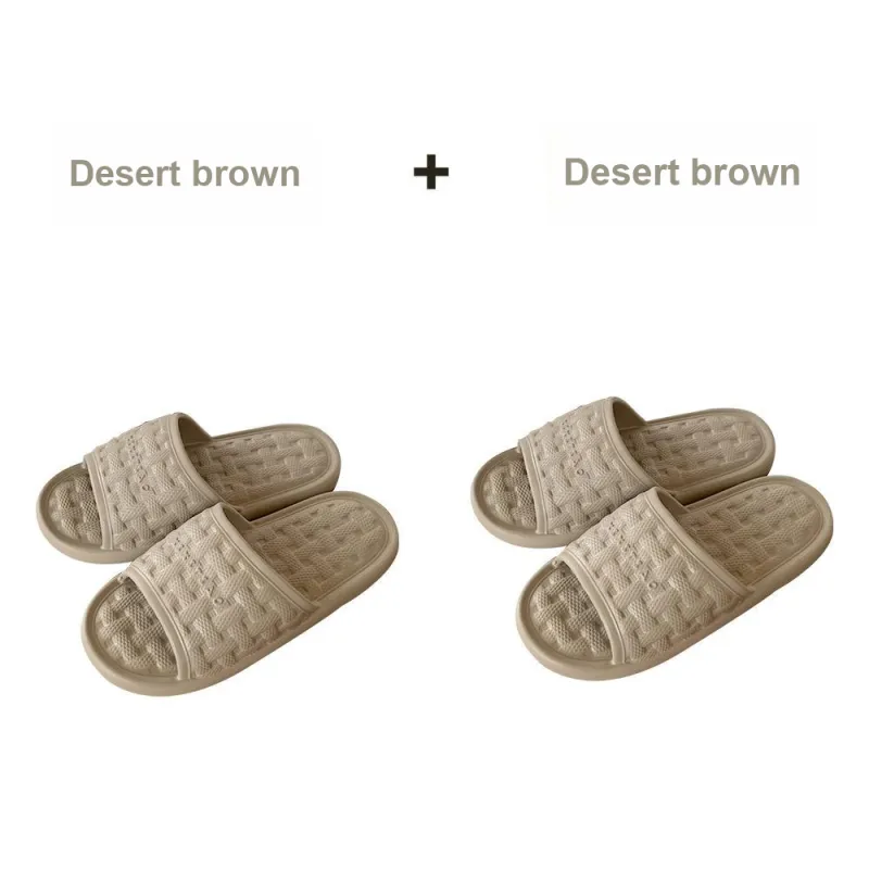 SHIGUDE Home Slippers Unisex, Desert Brown-8