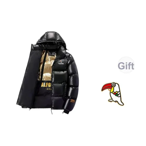 TUCANO Черный Золотой Термический Хлопок Мужские Куртки