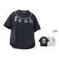 Navy Blue (with Random Print Short-Sleeved)