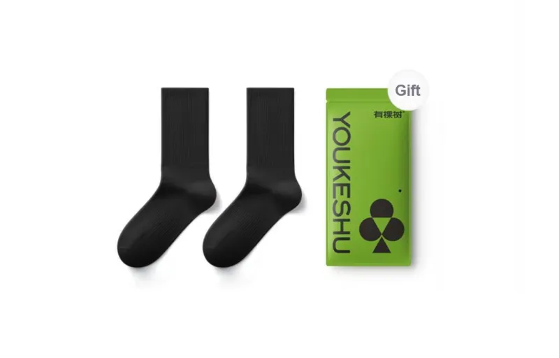 YOUKESHU Mid Calf Socks Men's 5 Pack Gift Box Set-20
