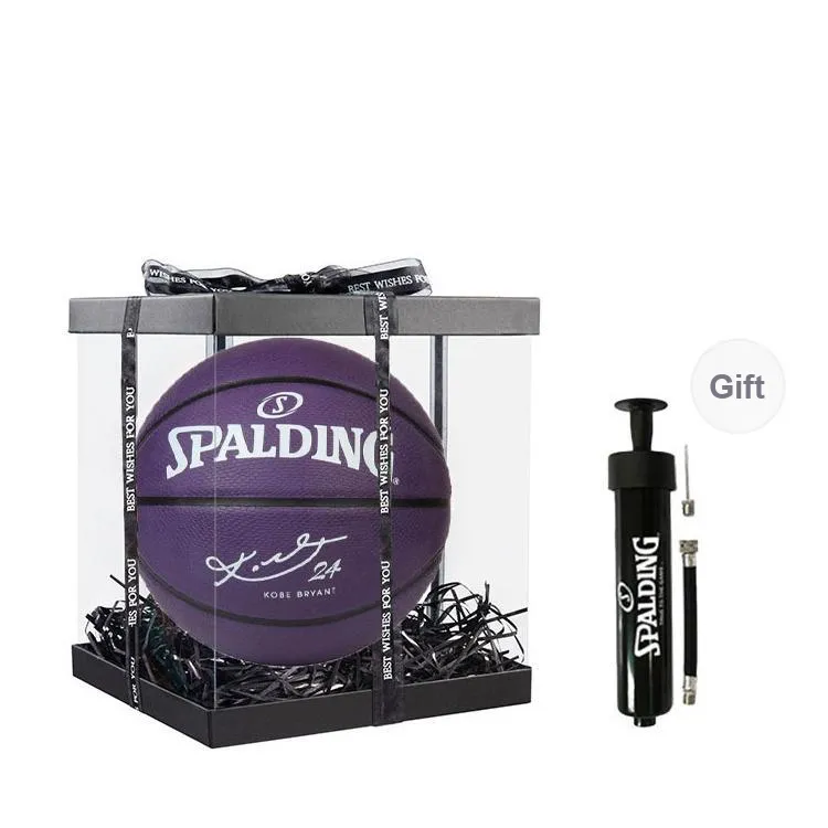 SPALDING Co branded Collection PU Basketball Purple Size 7 Training Competition Unisex-7