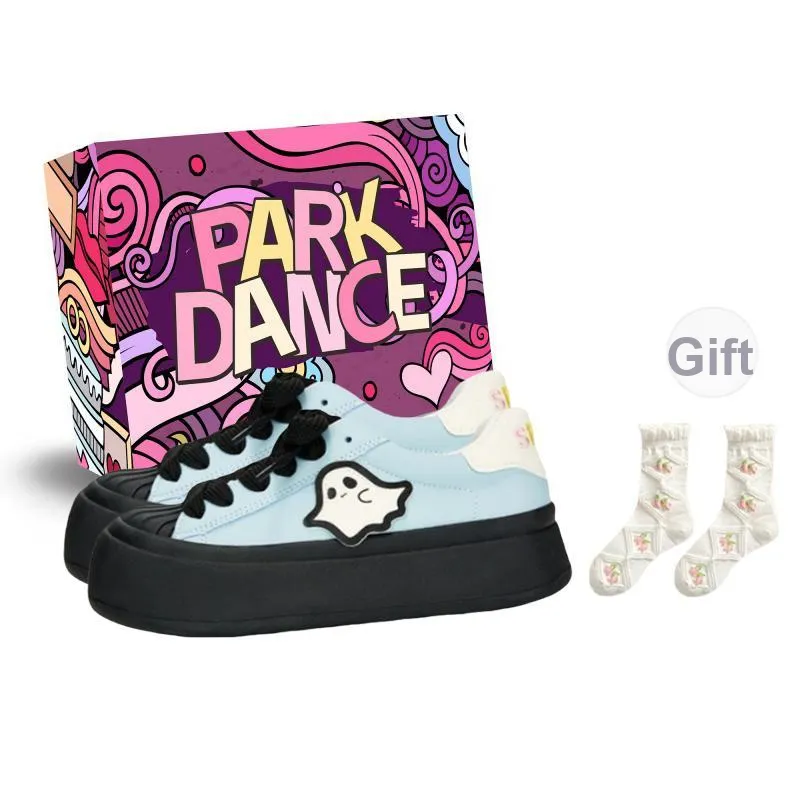 PARK DANCE Low Top Skateboard Shoes Women's-16