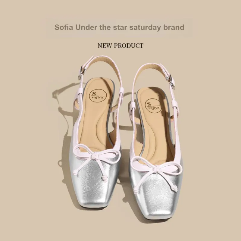 Safiya Strap Sandals 3.5cm Women's Silver-1
