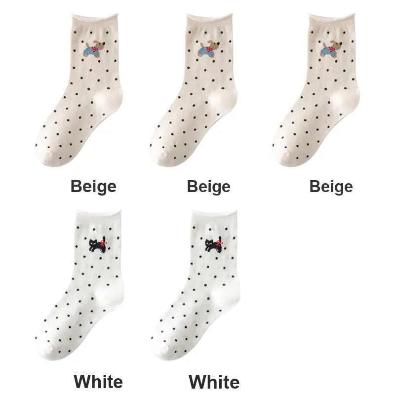H YXIANG Mid Calf Socks Women's Combo Set-29