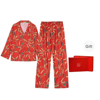Shanghai Story Pajama Set Women's Gift Box Set Red