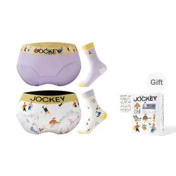 JOCKEY x BERRY AKTUGLU Underwear Gift Boxes Women's Purple