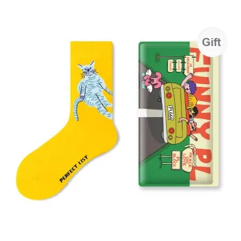 PL Mid Calf Socks Unisex Shopping Bag 1 Pack