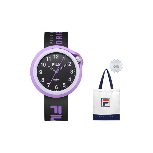 FILA Европейские и Американские Часы Кварцевый Механизм Черный Циферблат Женские Часы