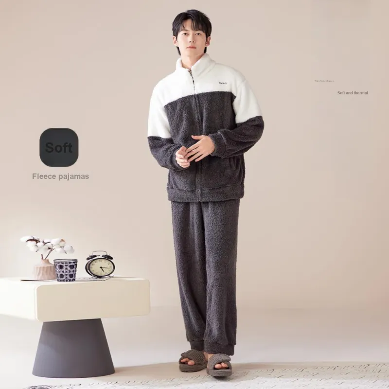 H YXIANG Men Pajama Sets-3